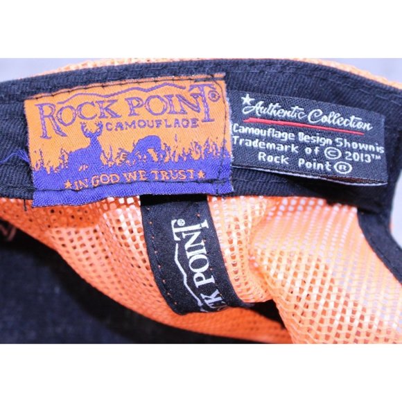 Rock Point Camo Hat Casters Fly Fishing Shop Ball Cap - Picture 2 of 7